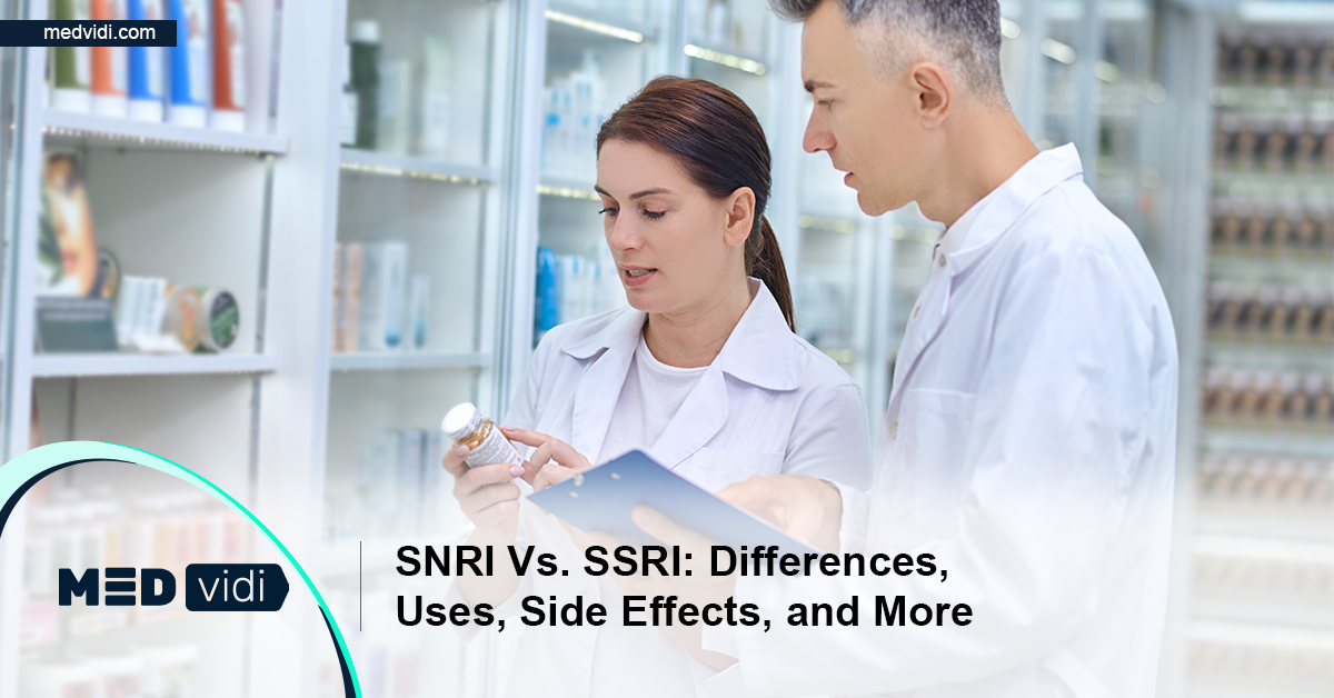 Uses Side Effects and Differences of a SNRI and a SSRI MEDvidi