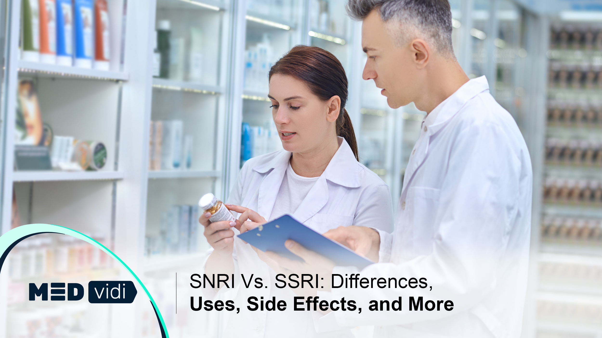 Uses, Side Effects, And Differences Of A SNRI And A SSRI - MEDvidi