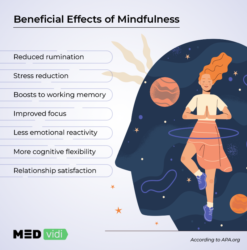 Benefits of practicing mindfulness