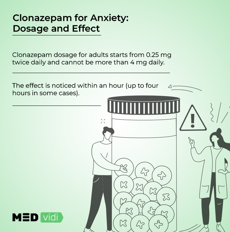 Clonazepam dosage for anxiety