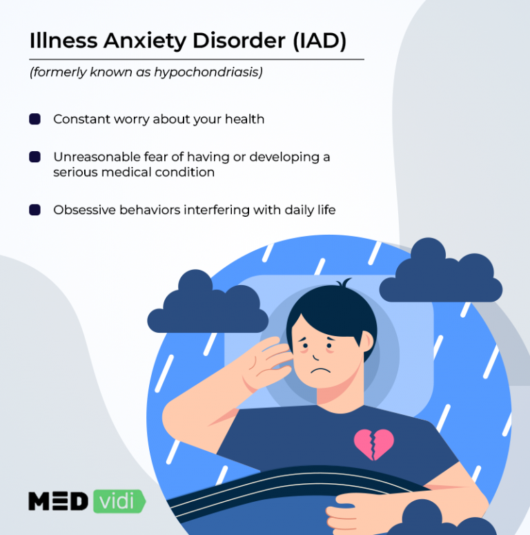 Hypochondriasis or Illness Anxiety: Symptoms & Treatment - MEDvidi