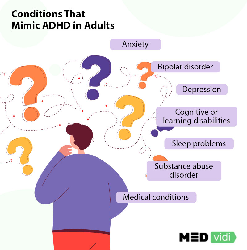 Conditions that mimic ADHD in adults