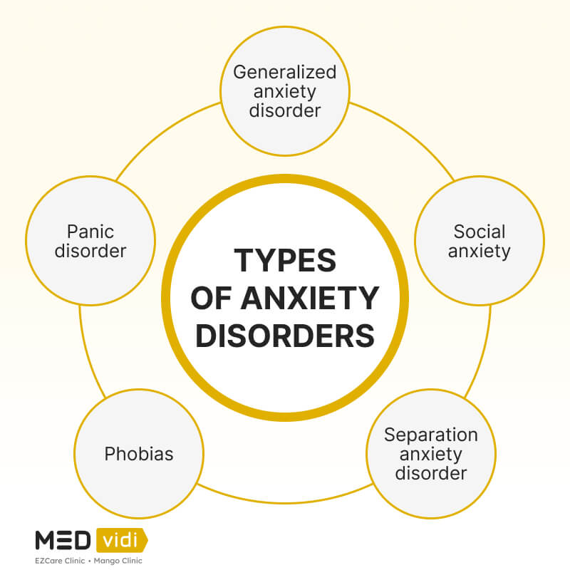 Understanding Different Types of Anxiety Disorders - MEDvidi