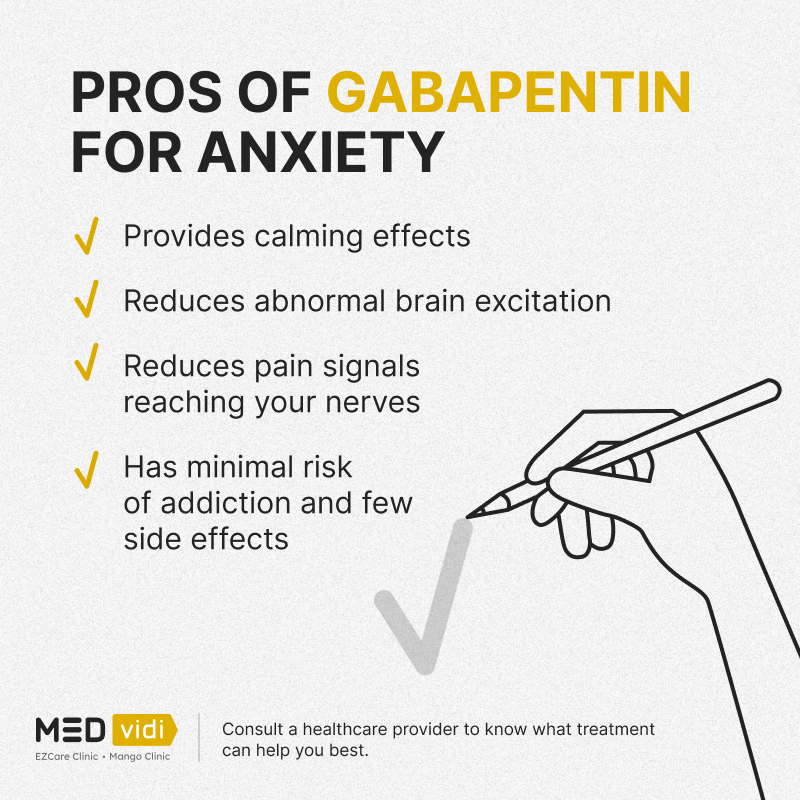 Benefits of gabapentin for anxiety