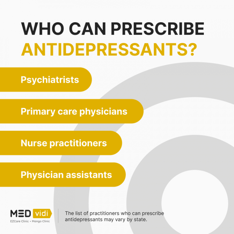 Can Minuteclinic Prescribe Antidepressants What Doctors Can Prescribe Antidepressants: A Comprehensive Guide - MEDvidi